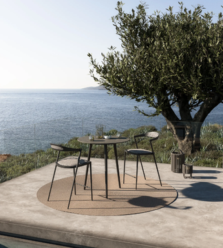 STYLETTO - Round ceramic high table by Royal Botania - view 3